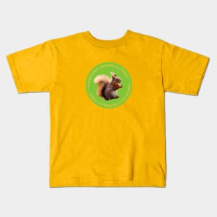 spinning like a squirrel in wheel Kids T-Shirt